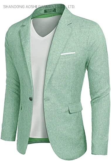 Aoshi Hot Sale Men's Single Breasted Casual Suit Jacket Light Sports Jacket