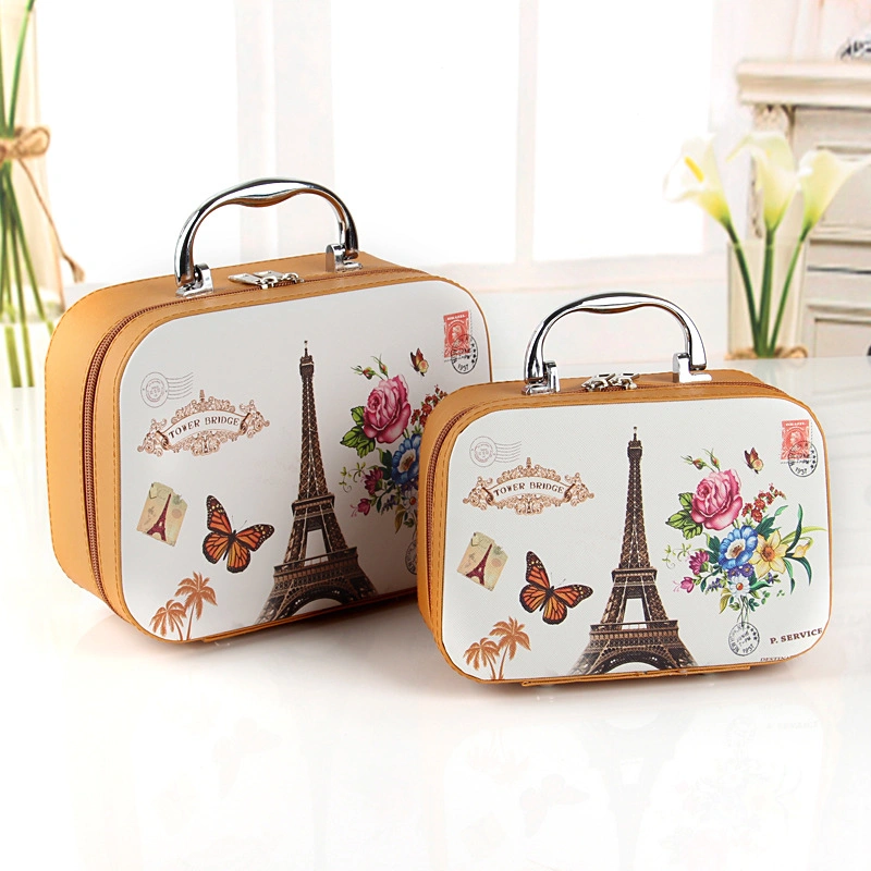 Cute Pattern Large-Capacity Cosmetic Bag Custom Portable Travel Cosmetic Case Storage Box