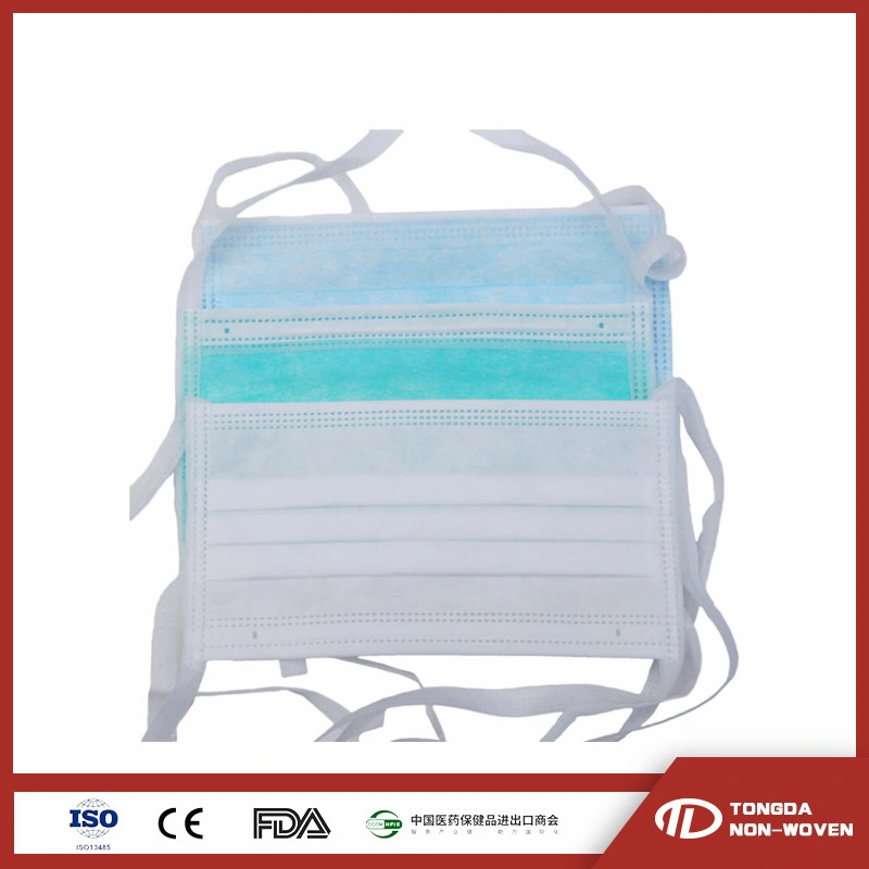 Hot Sale ASTM 3ply Non Sterile Non Woven Disposable Medical Protective Face Mask