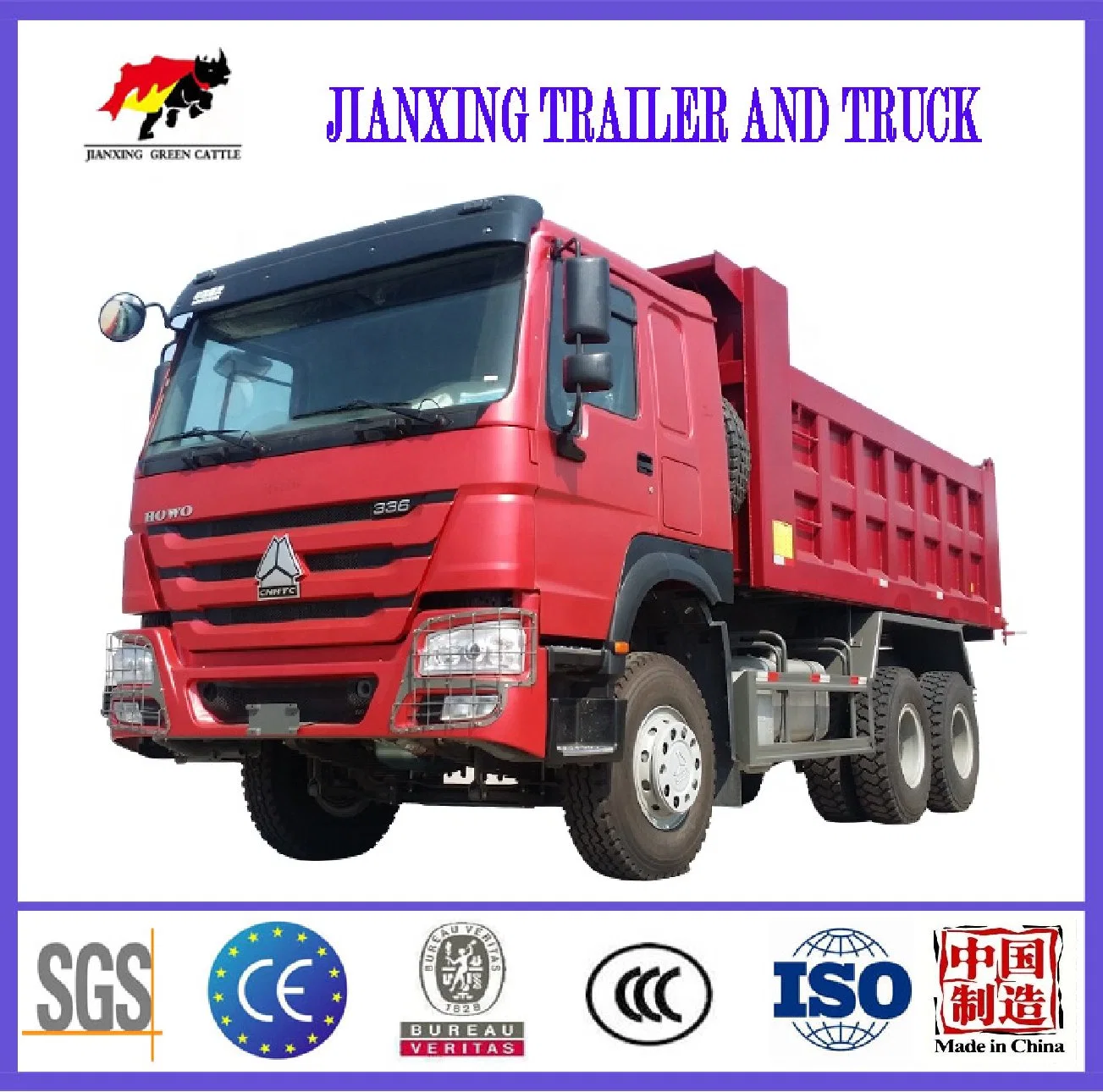 6*4 Dump Truck Brand New Loading Earthwork Gravel Bulk Cargo