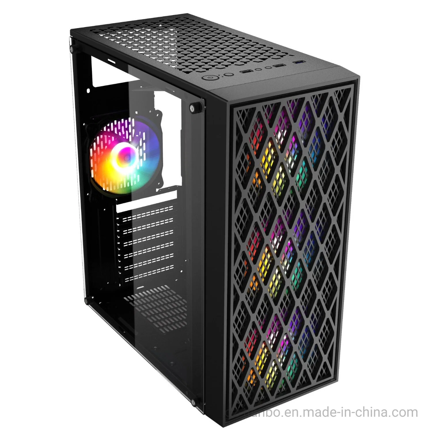 ATX Computer Tower PC Gaming Case with Mesh