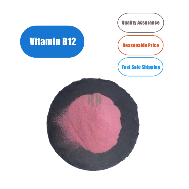 Fabricante de vitamina B12 Vitamina B12 de alta pureza en polvo crudo la vitamina B12