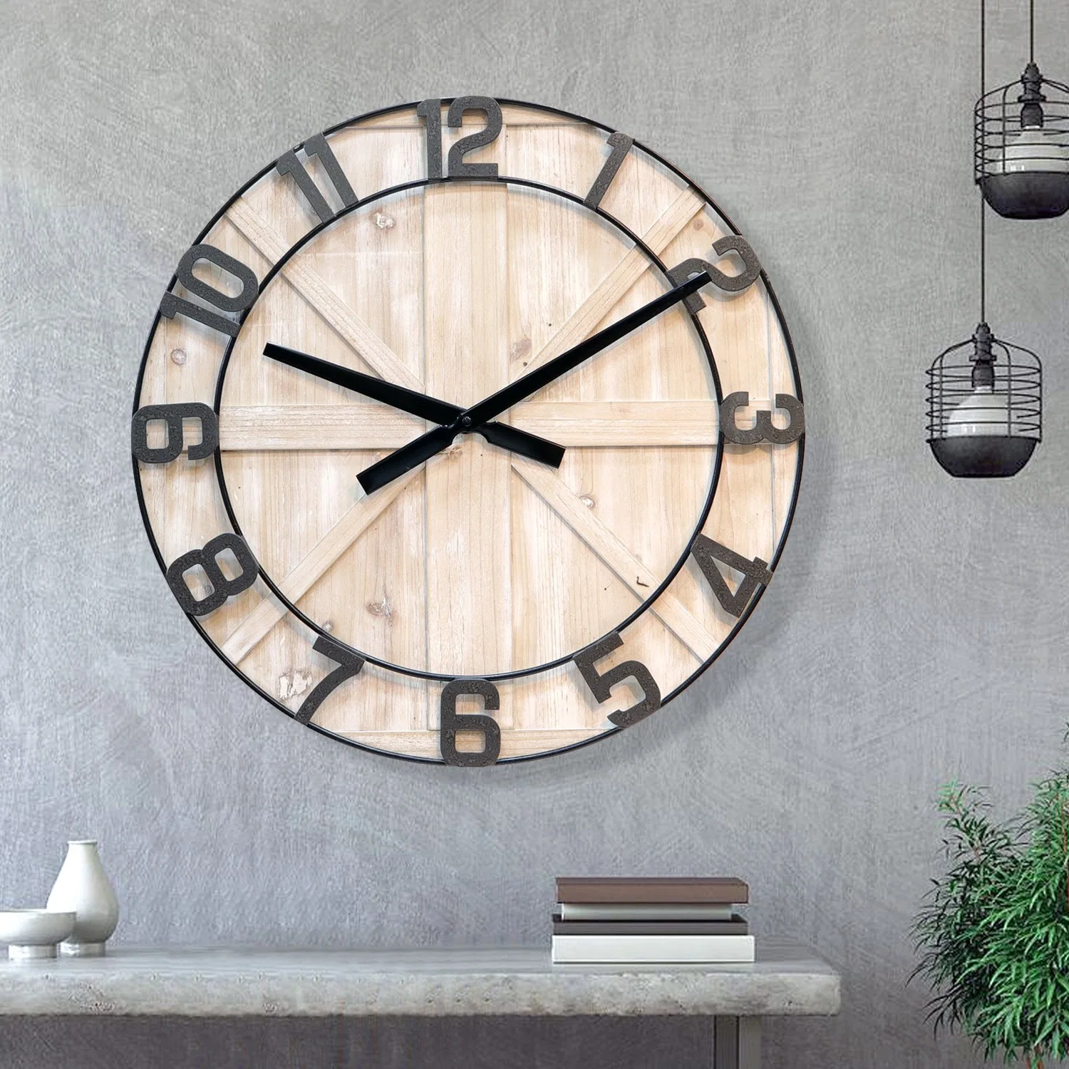 Uhr Geschenk Büro Wohnzimmer MDF Wanduhr Home Dekor