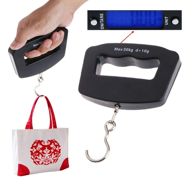 Perfect Digital Luggage Portable Electronic Weighing Scale with Strap 50kg