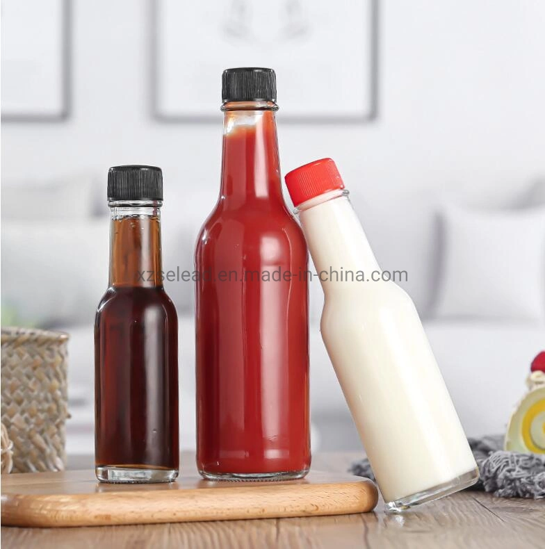 Cruet, Gewürzglas und Flasche Woozy Glass Chili Sauce Flasche 150ml