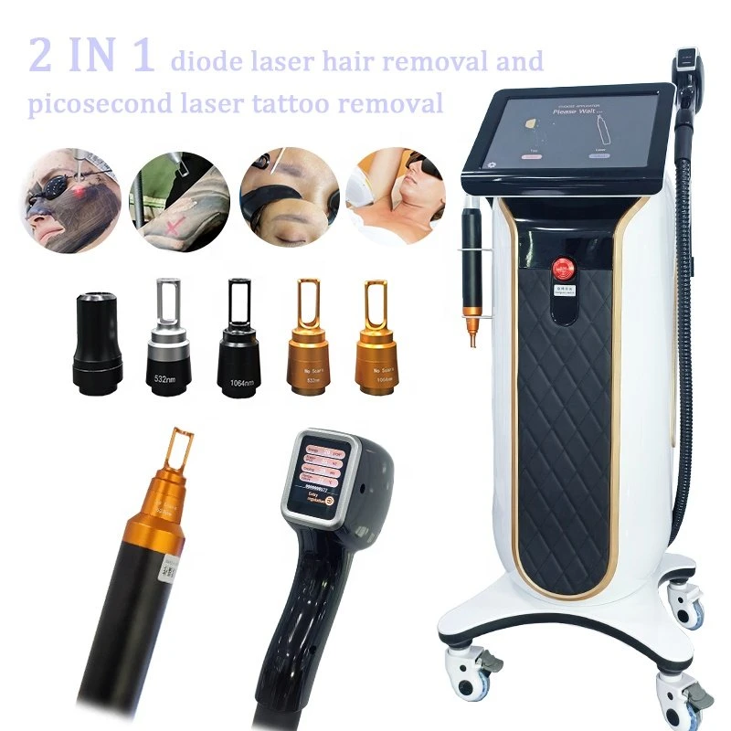 808nm 755 1064nm Diode Laser Haarentfernung Maschine Pikosekundenlaser Pigement Tattoo Entfernung Maschine Schönheit Ausrüstung