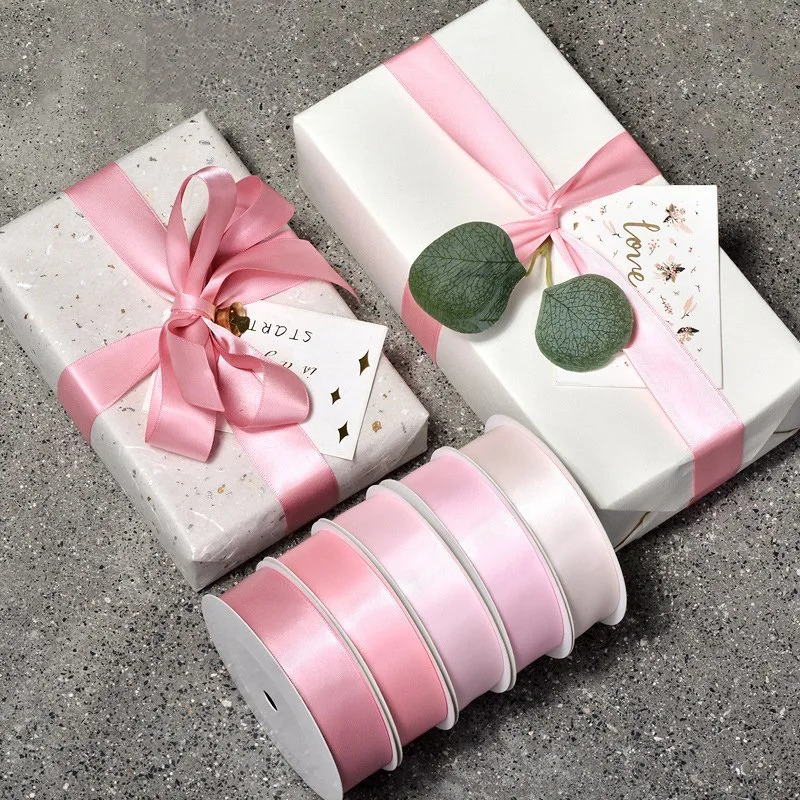 Wholesale/Supplier 100% Polyester Ribbons Gift Printed Ribbon Satin for Decoration/Xmas Box/Wrapping