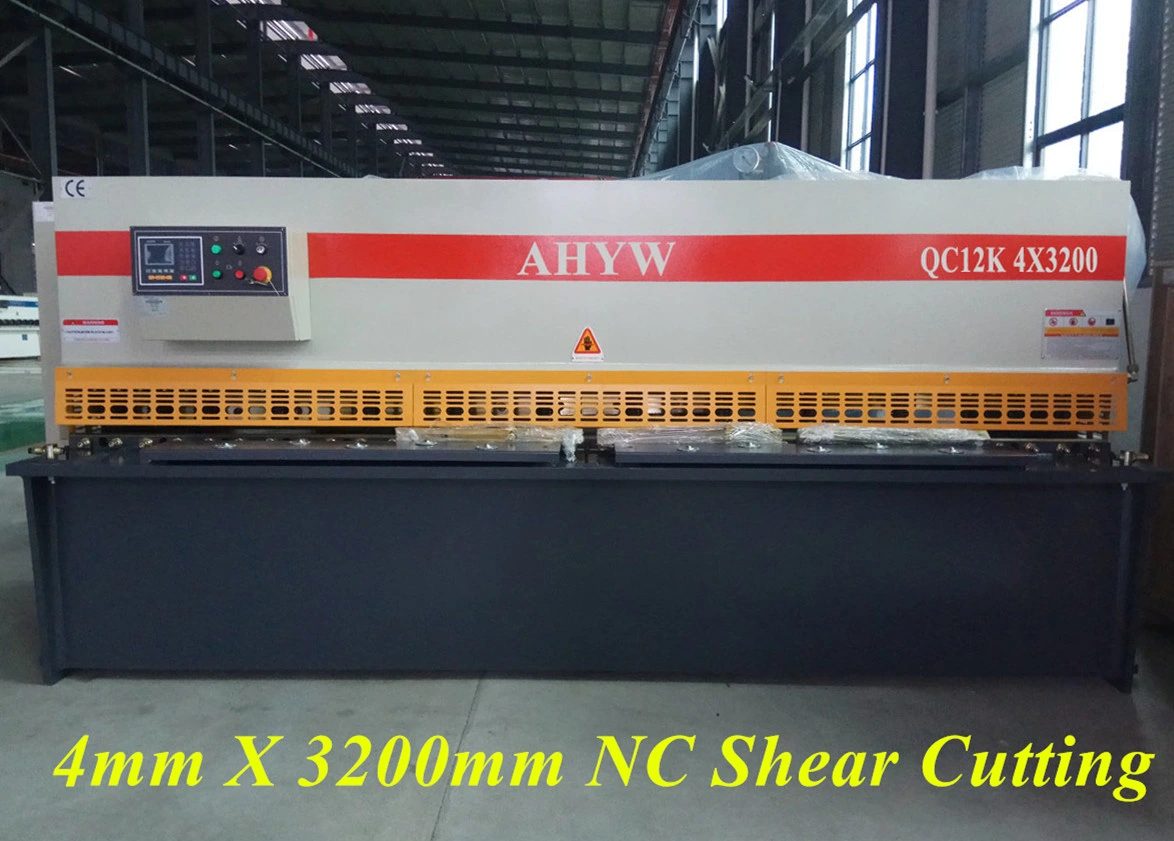 High Safety Level QC12y-6X3200mm Cutting Machines Swing Beam Shearing Machine