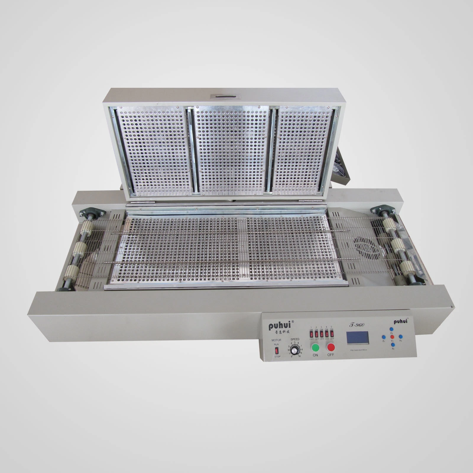 Puhui Conveyor Reflow Oven T960 SMT Benchtop Reflow Oven for Welding Equipment