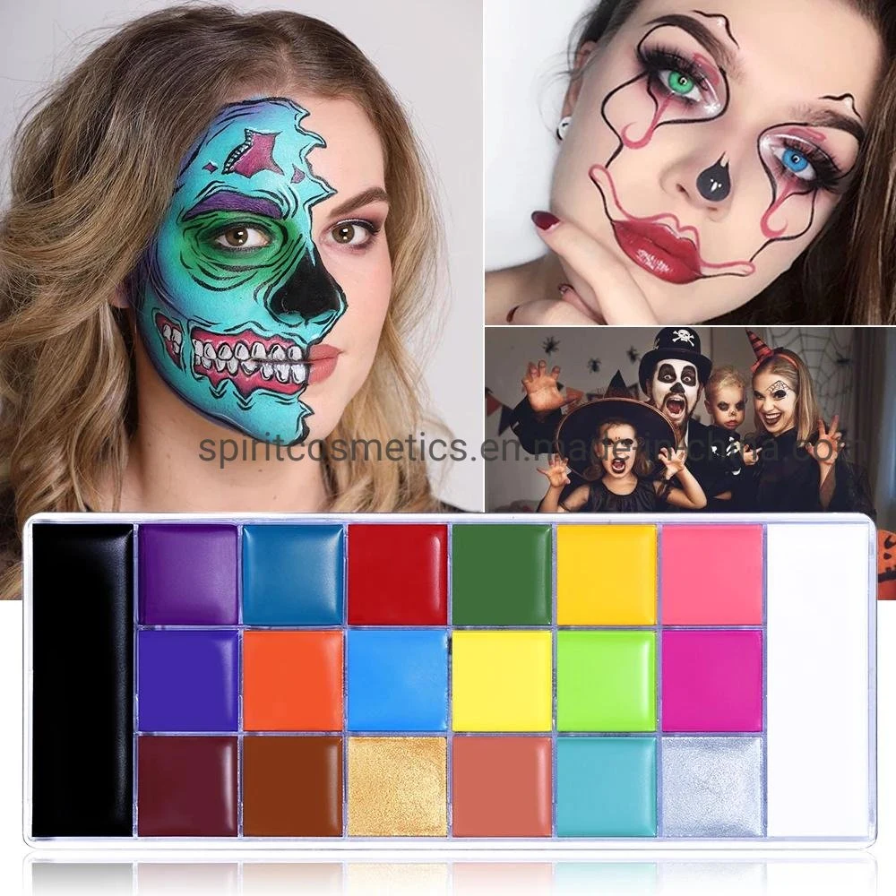 Gesicht Körper Malerei Palette Farbe Öl Halloween Make-Up Hersteller