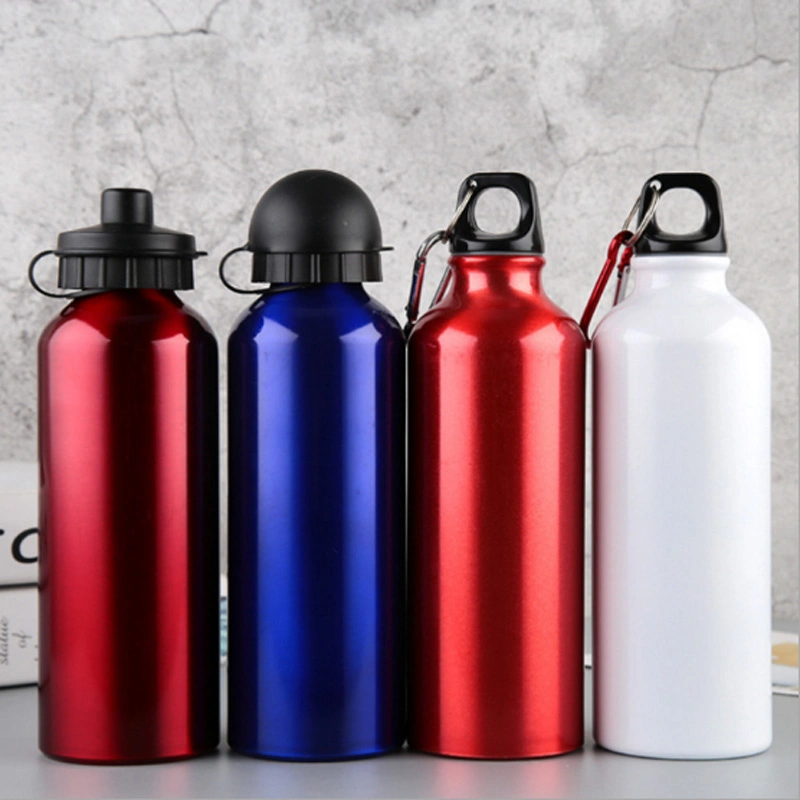 600ml 750 ml 1000ml Deportes al aire libre de Aluminio Metal ligero reutilizables Botella de agua para gimnasio caminatas Camping marcha Mountain Bike