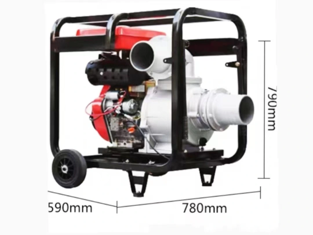 Hot Sale Agricultural Water Pump Machine 60m&sup3; /H Diesel Powered Engine Pumps for Farm Irrigation