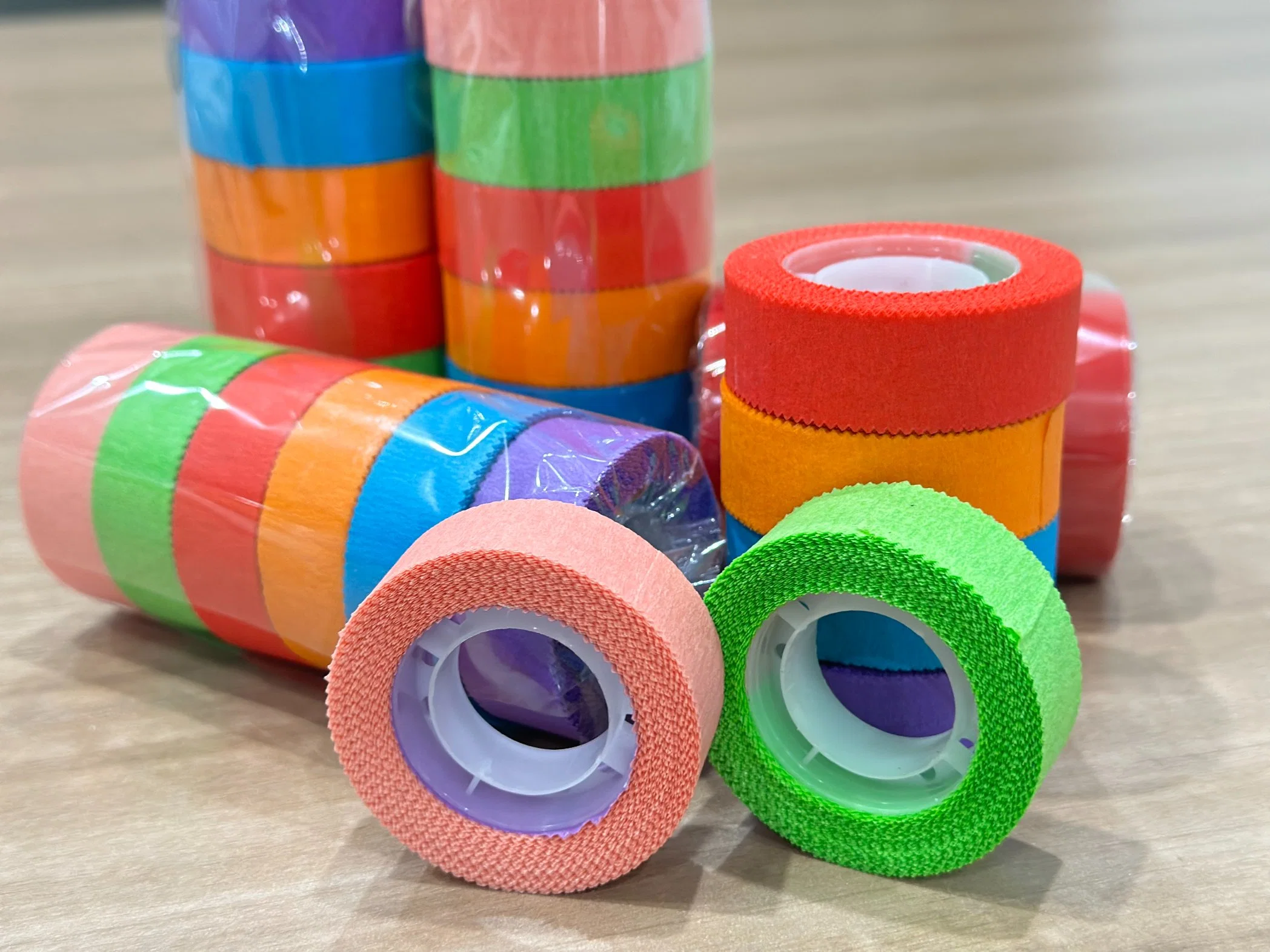 Custom Print Colored Decoration Adhesive Paper Sawtooth Slitting Process Masking Tapes