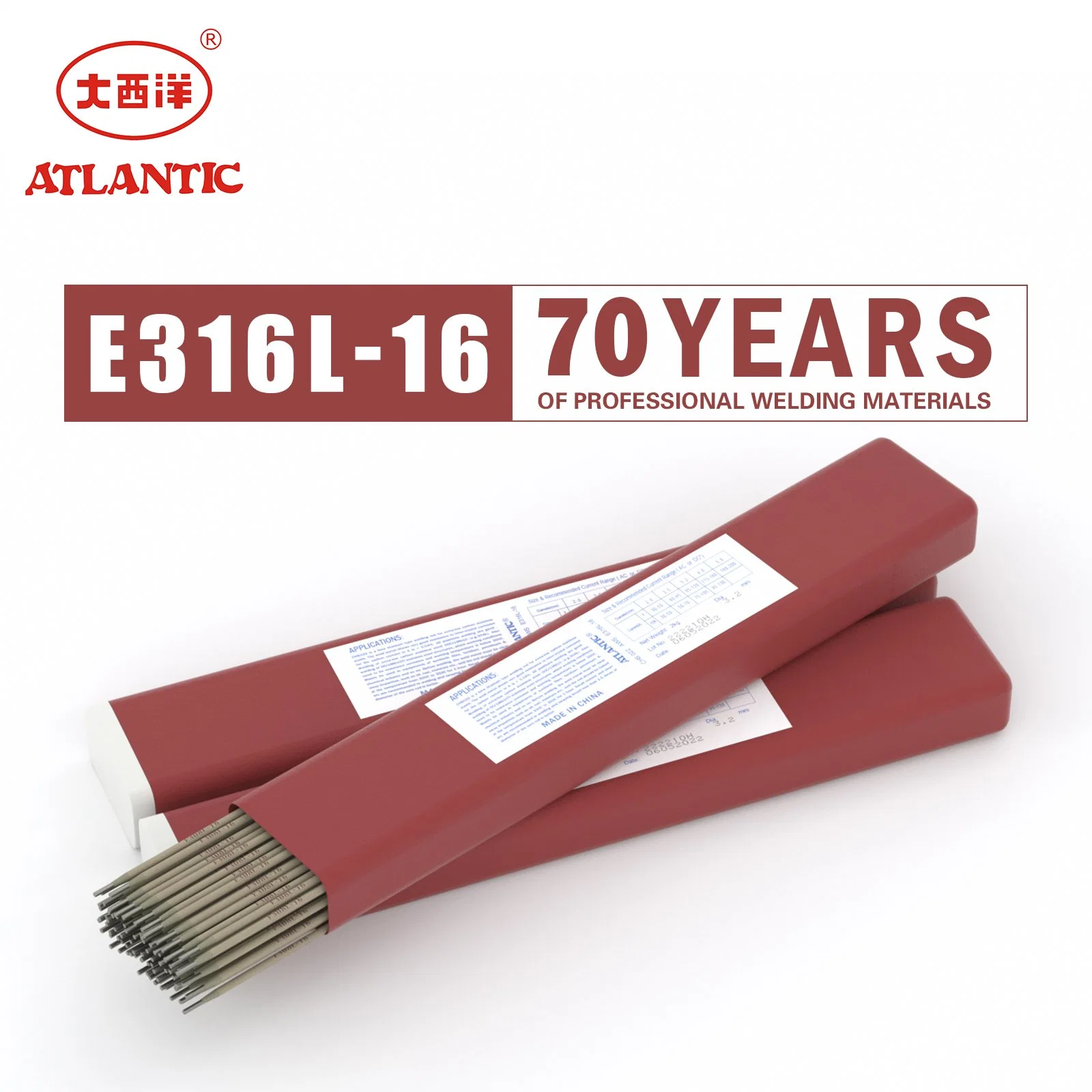 Atlantic Stainless Steel TIG Welding Wire E316L-16 Stainless Steel Welding Rod Electrodes