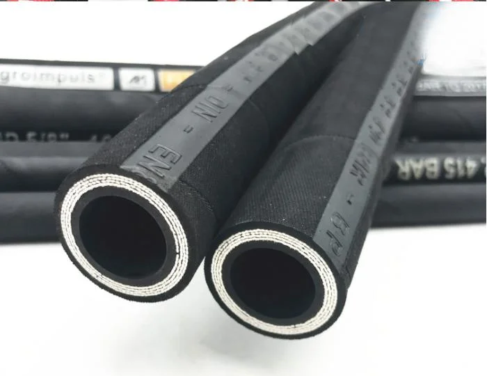 SAE 100 R13 International Standard High-Quality Four or Six Layer Spiral Steel Wire Hydraulic Rubber Hose