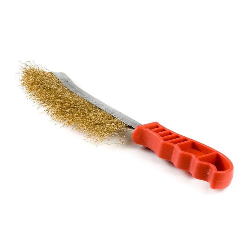 MSN Small Wire Brush Brass Head Brush Wire Wheel Brush