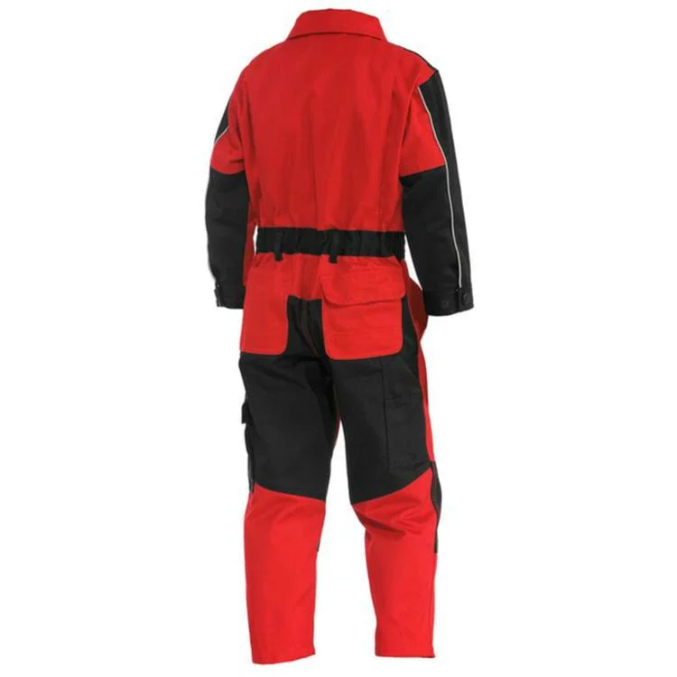 China Poly Cotton Twill Safety Custom Jumpsuit Uniforms Men Coverall Workwear