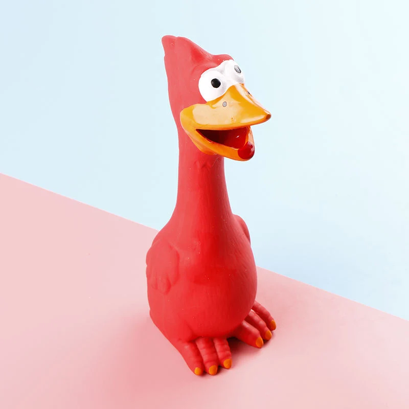 Drôle de Screaming Poulet Squeaker Squeeze son jouet Chien de mâcher de la formation de produits pour animaux de compagnie Les Chiots de porc résistant aux petits chiens jouets