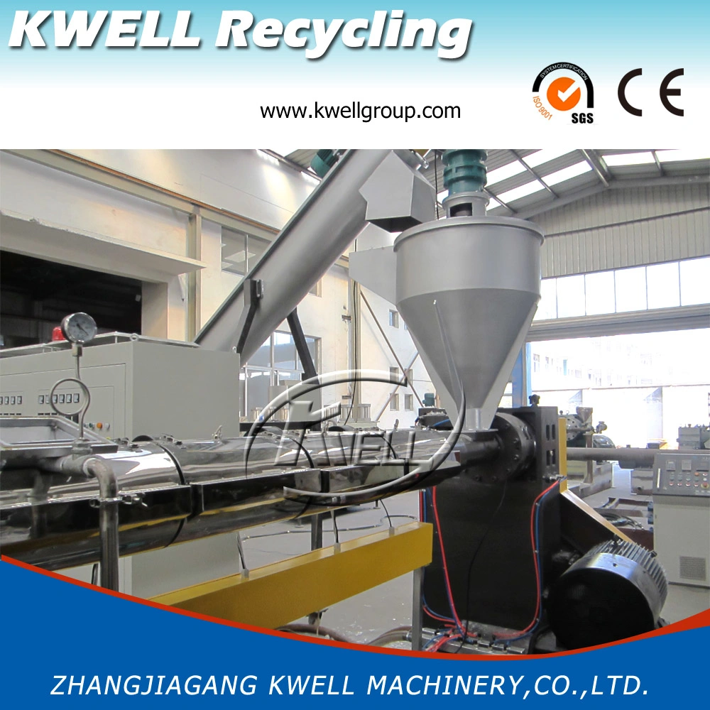 EVA/ABS/PP Waste Plastic Recycling Machine Granulating Line Force Feeder PE Pelletizing Extruder Plastic Granulator