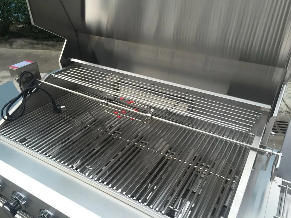 Barbacoa metal moderno de nueva cocina exterior DIY Armario Modular parrilla de gas