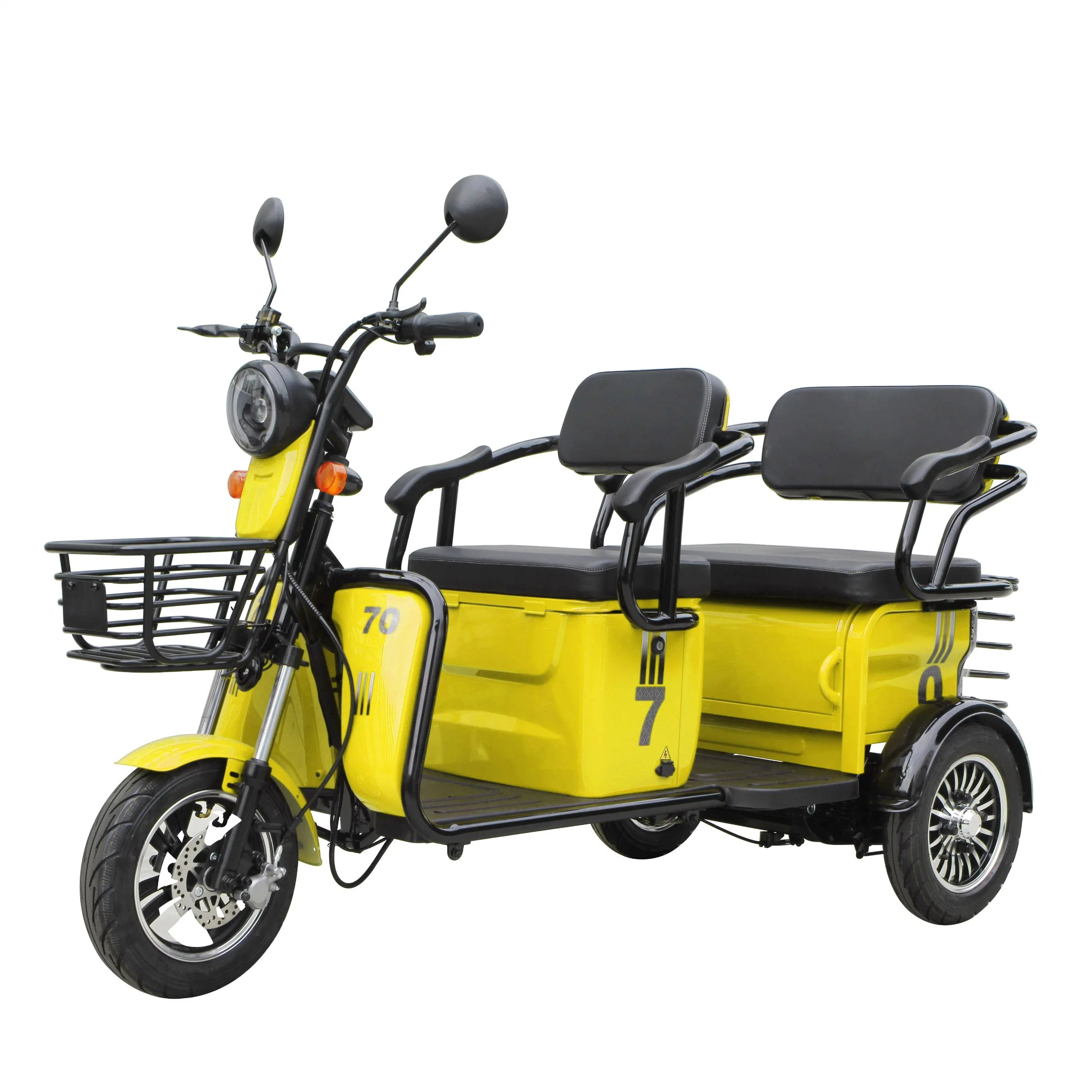 Scooter eléctrico de 3 ruedas moto de dos adultos mayores de bicicletas triciclo eléctrico