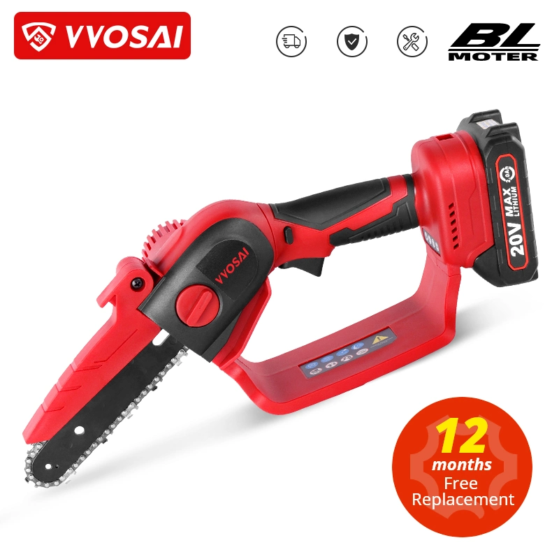 Alta satisfacción Alta precisión Vvosai 20V China fábrica de Chainsaw sin escobillas