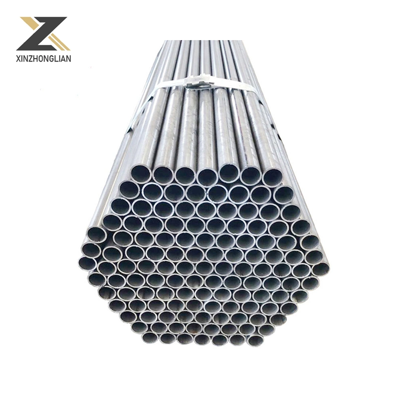 Hot-DIP Pre-Galvanized Hot-DIP Galvanized Tube Hollow Round Tube High Zinc Layer High Pressure Seamless Steel Tube EMT Tubo