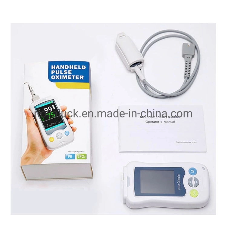 Palm Shape Fingertip Handheld Medical Pulse Oximeter for Neonatal Adult