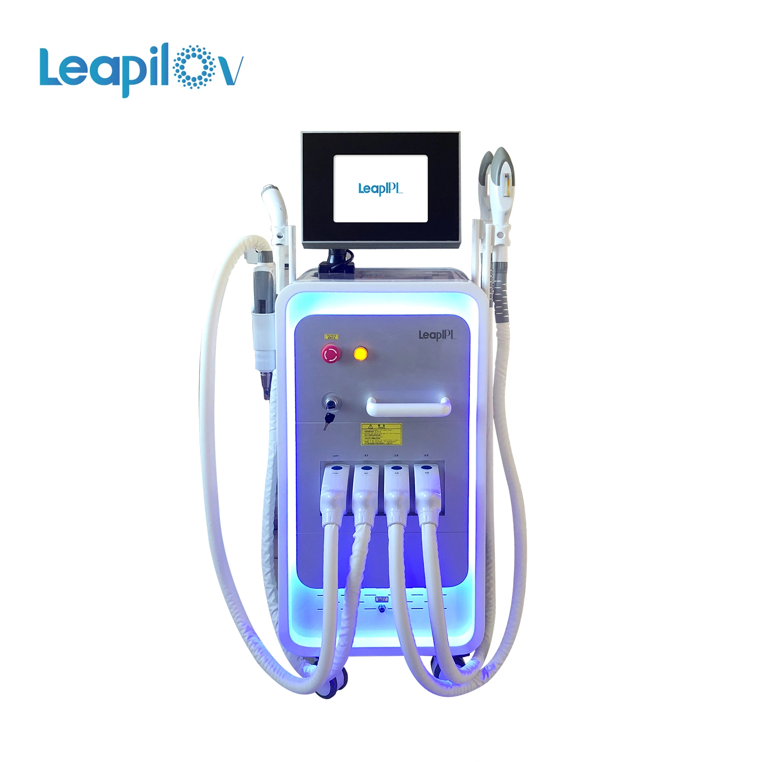 3 en 1 multifonction Opt IPL +++ RF ND YAG LASER Permanent tatouage Enlèvement Enlèvement de cheveux de rajeunissement de la peau