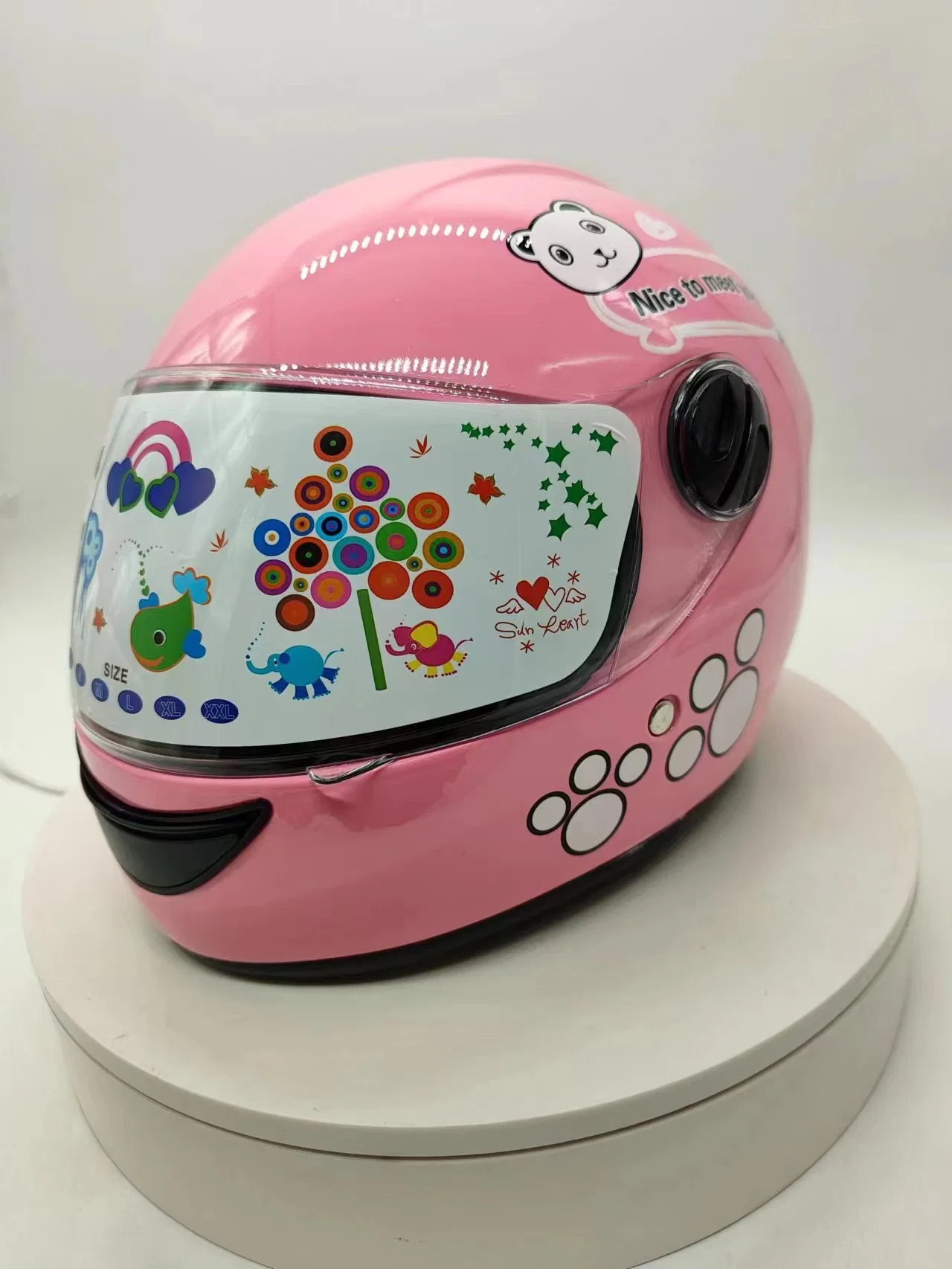 ABS Full Face Kids Helmets for Motorcycles, Scooters, Bicycles in DOT