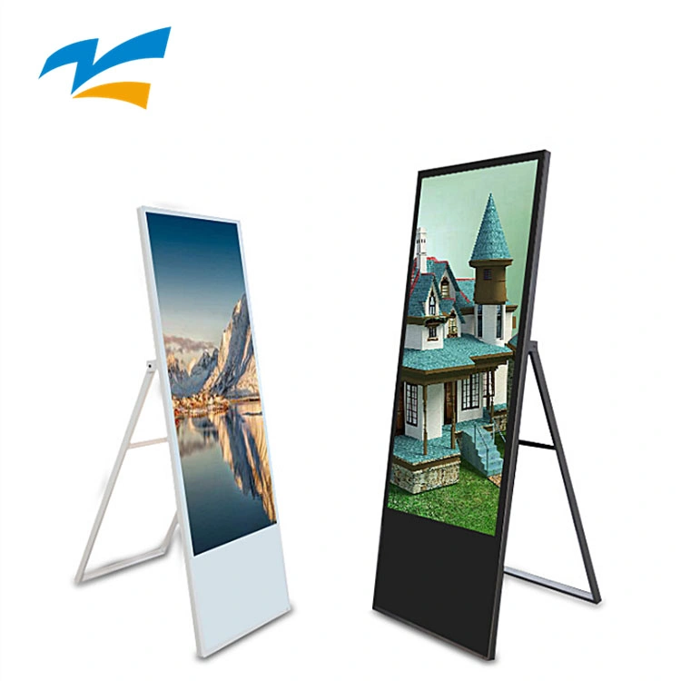 Digital Signage Display Stative Collapsible Bodenstand Digital Poster Werbung Player 4K HD Digital Signage und Display