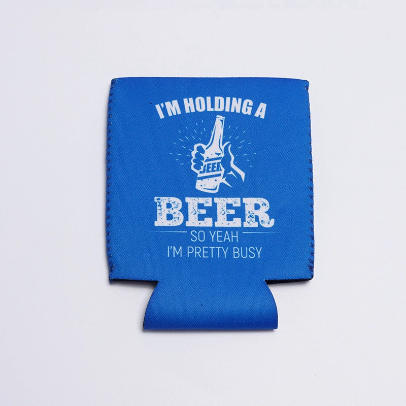 Impresión personalizada Koozie Enfriador de bebidas soporte plegable vaso grueso