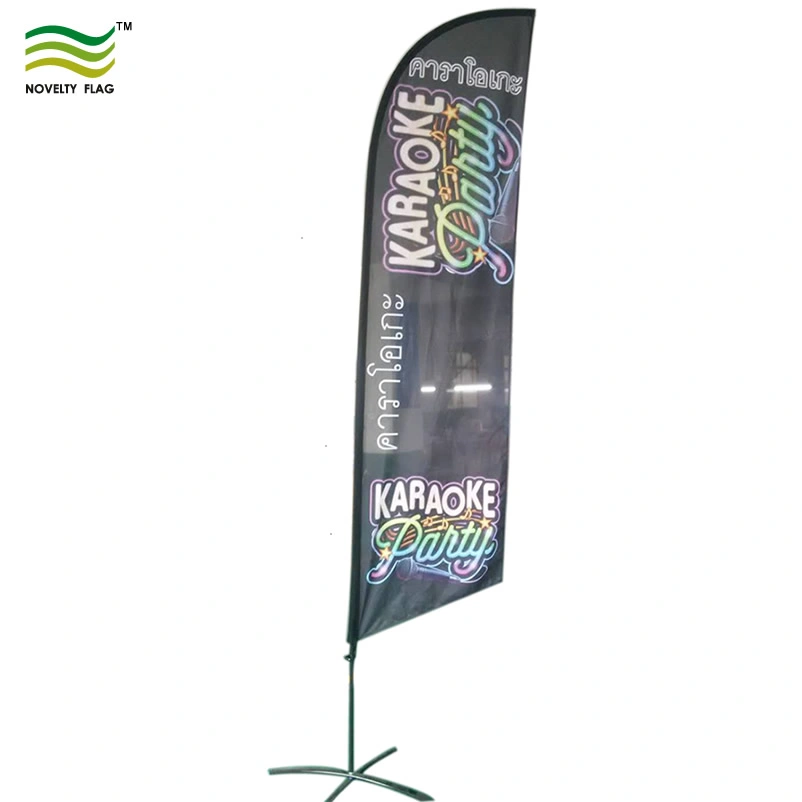 Custom Printed Advertising Feather Flags (B-NF04F06036)