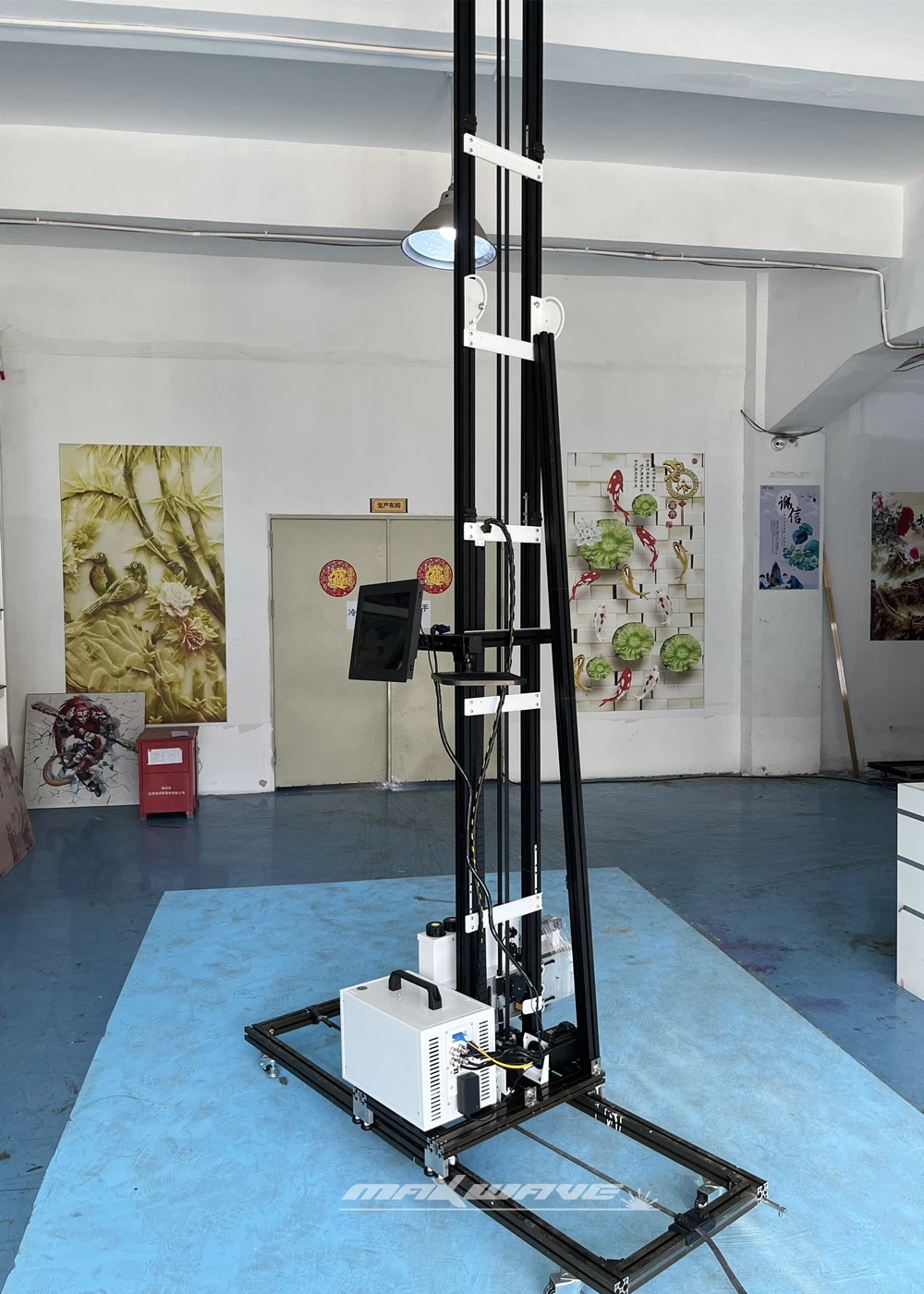 Портативный новый автоматический вертикальный 3D-принтер для печати на стене Машина живописи обои машина для печати стены Цифровая печать машины по вертикали Машина