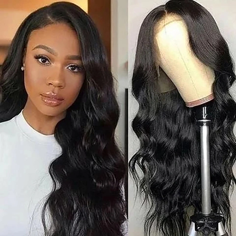 Amazon Hair Weave Long Curly Chemical Fiber High Temperature Wire Hair Wig with Center Parting