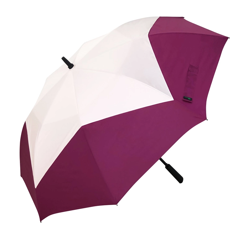 30' ' Guarda Chuva Violet/Blanc Custom Match Femmes de Couleur Windproof Parapluie cadeau