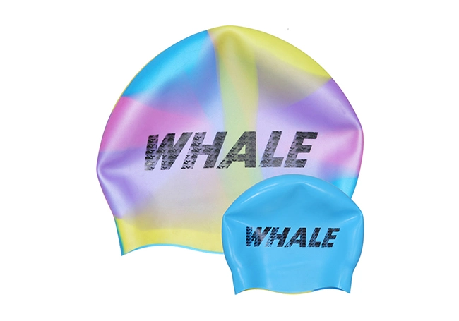 Impresiones de coloridos gorros de natación Natación aprobados por la FDA Caps