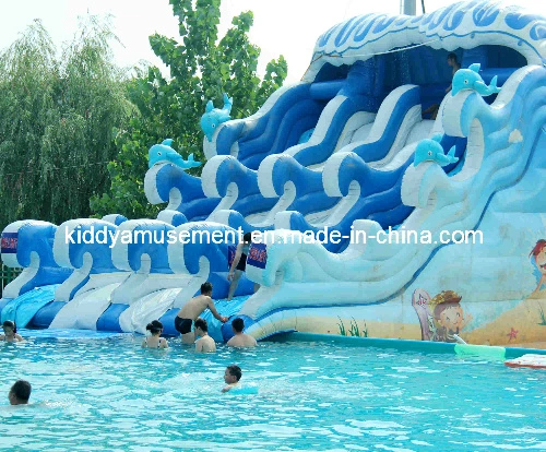 New Mobile Inflatable Water Park with Inflatable Water Slide