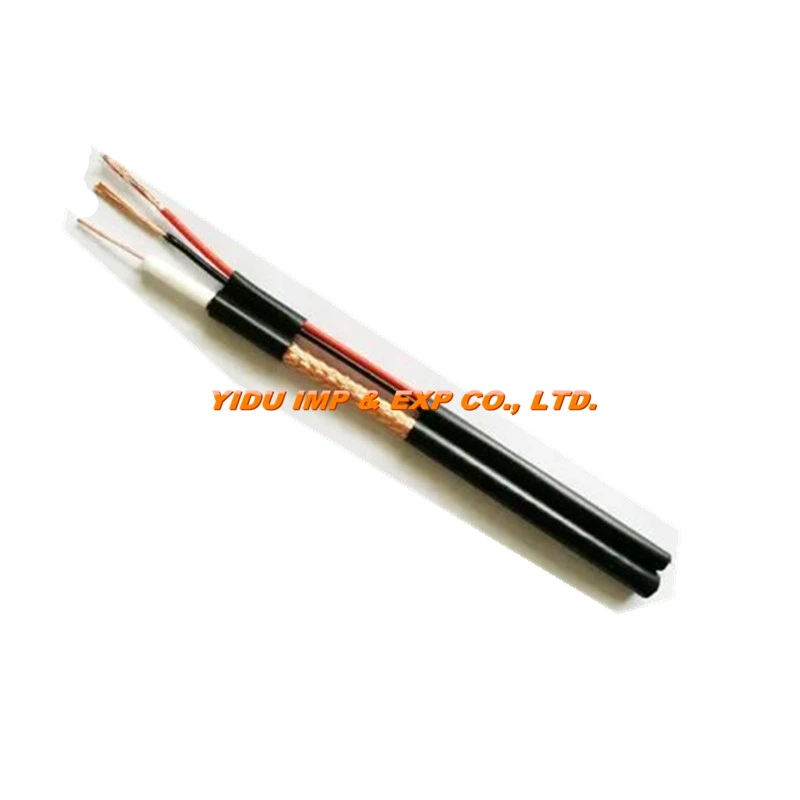 High quality/High cost performance  Rg59 2c Coaxial Cable Rg 59 + 2 Core Power for Video Camera CCTV CATV System