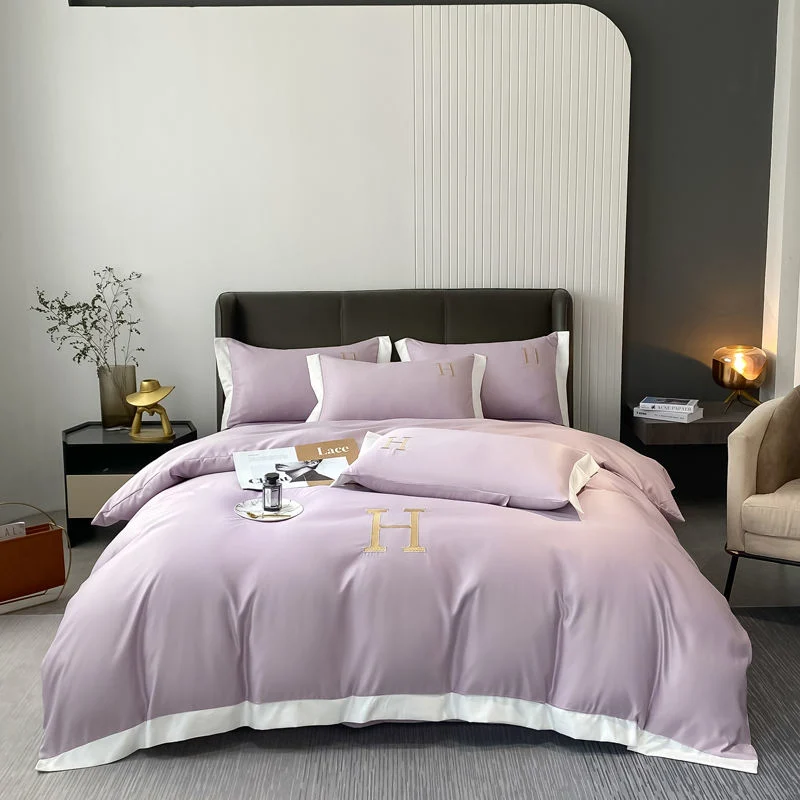 Blissful Silk Sands 7-Piece Bedding Set in Champagne Gold