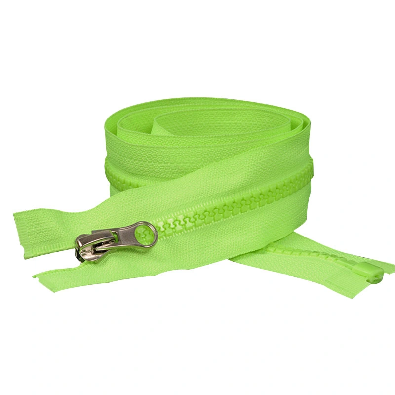 Eco-Friendly Nylon Zipper Manufacture Close-End Plastic Resin Zipper for Clothes