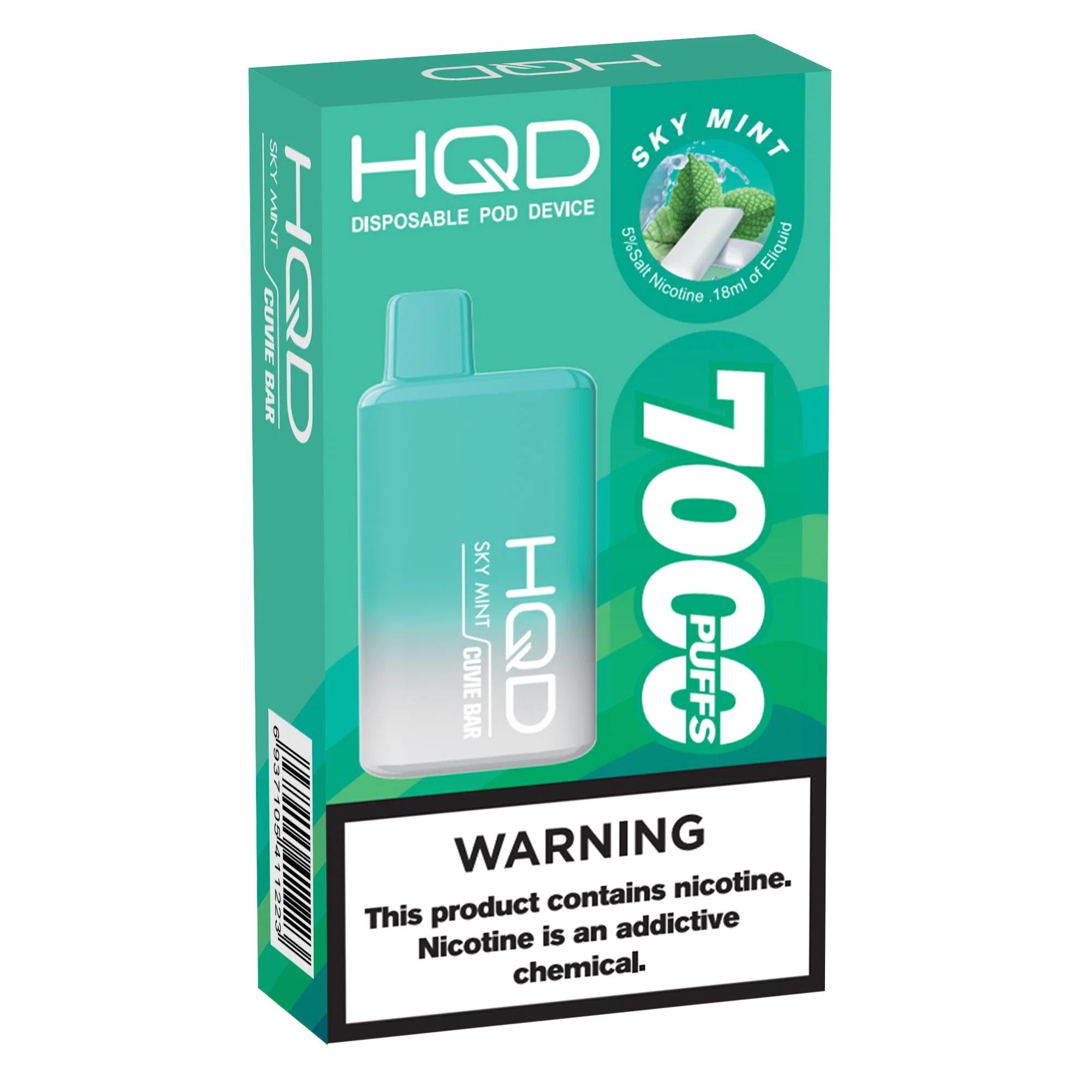 Hqd Hbar 6000 Puff Puff Plus Disposable/Chargeable E Cigarette Vape Pen