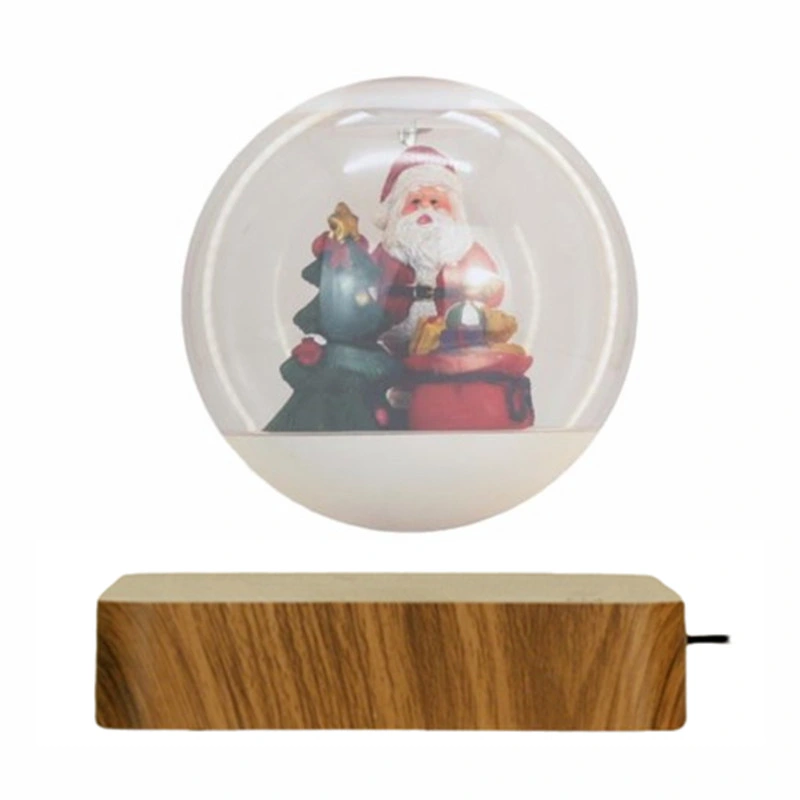 360 Rotating Magnetic Levitation Floating Christmas Light, Floating Promotion Gift Decor