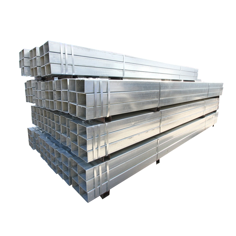 Hot DIP ASTM A36, ASTM A500, ASTM A53, ASTM 106 Greenhouses Structure 2X2 40X40 Rectangular Steel Galvanized Square Tube