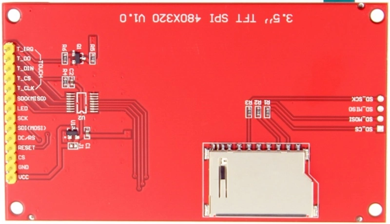 Hot Selling 3.5 Inch Spi Serial LCD Module TFT Screen 480*320 LCD Display with Touch Ili9488