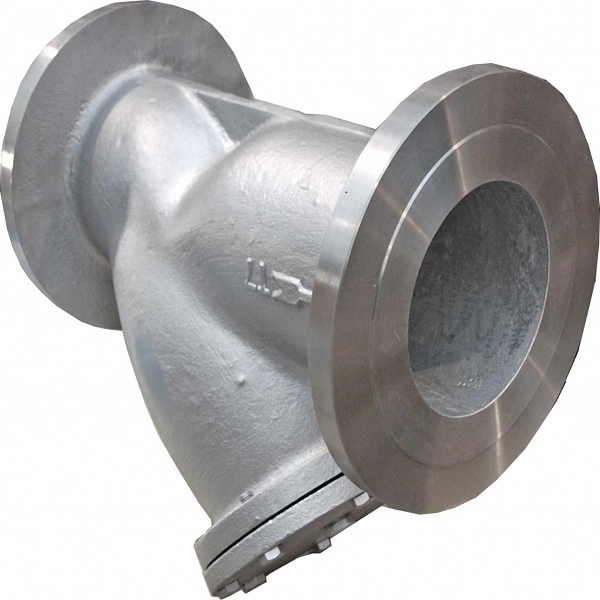 ASME B16.34 ASTM A351 Gr. CF8m CF8 CF3 CF3m Flanged Y Strainer