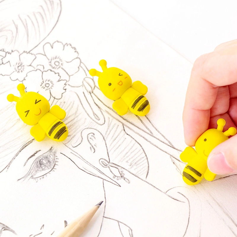 Fábrica China Cute Little Bees Beehive 2 en Eraser para Estudiantes