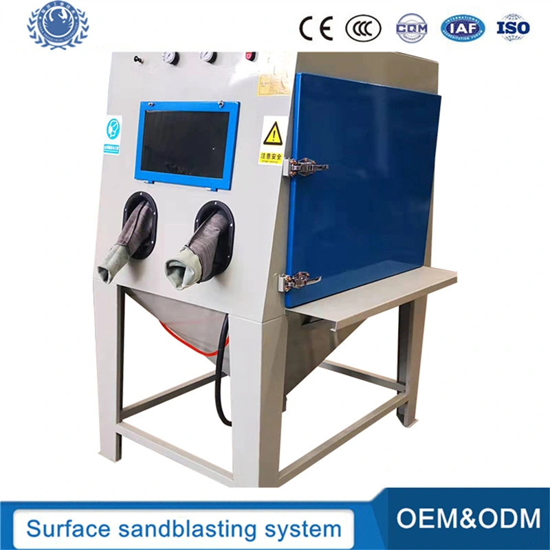 Sandblasting Machine Cabinet 220L Capacity Vertical Stand Auto Repair Tools Workshop Equipment