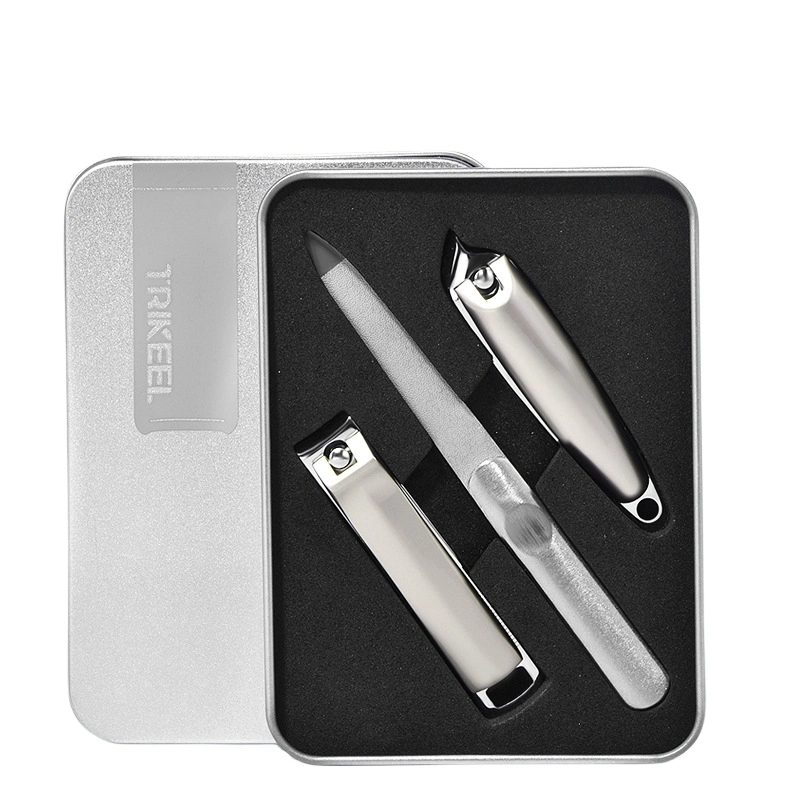 Beauty Manicure 3-Piece Set of Stainless Steel Nail Tools