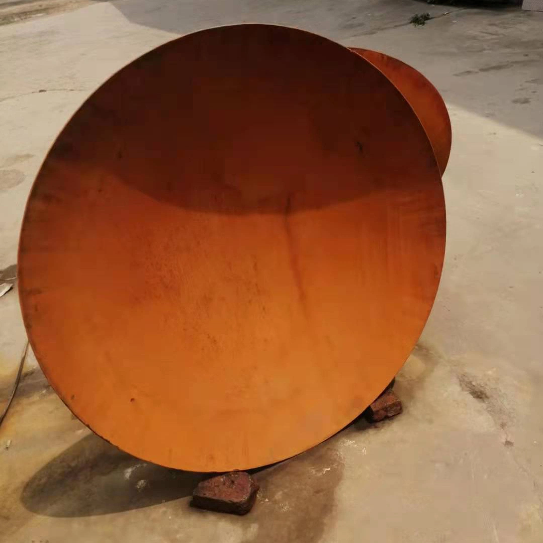 120cm Corten Steel Bowl Brunnen Wasserspiel mit Pumpe